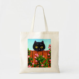Tote Bag Drôle Roses de chats