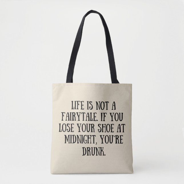 Tote Bag Drôle sarcastique dit citations célèbres (Devant)