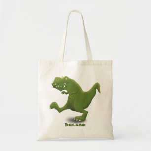 Tote Bag Drôle T rex dinosaure dessin animé humour