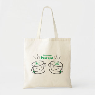 Tote Bag Drôle Tu es mon meilleur thé, Tu es ma bestie