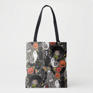 Tote Bag drone d'halloween rétro