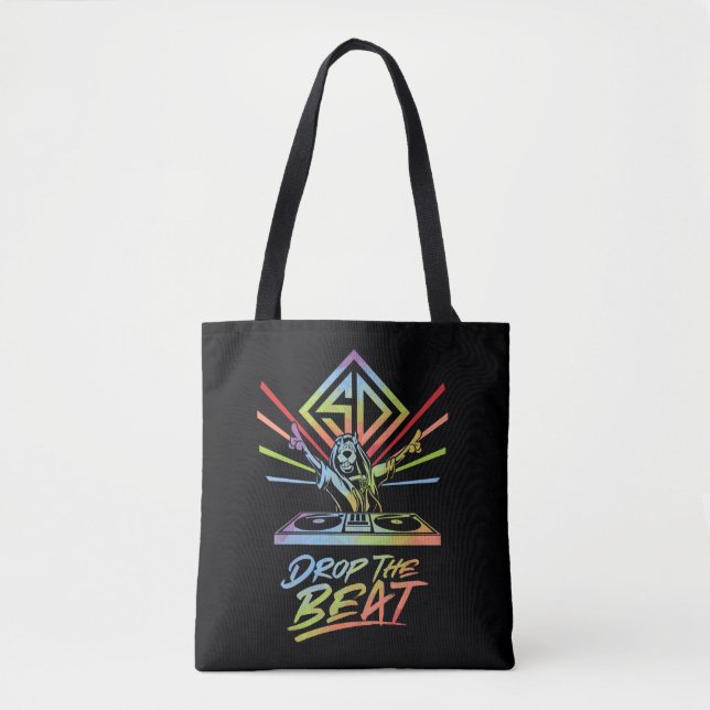 Tote Bag Drop the Beat : DJ Scooby-Doo (Devant)