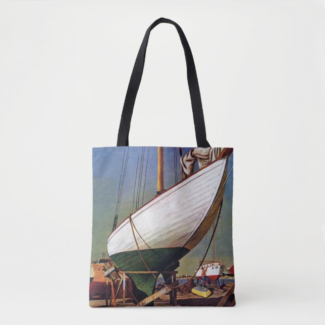Tote Bag Dry Dock par John Atherton (Devant)