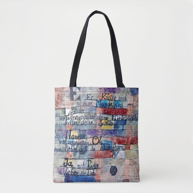 Tote Bag Du chant des chansons, Klee (Devant)