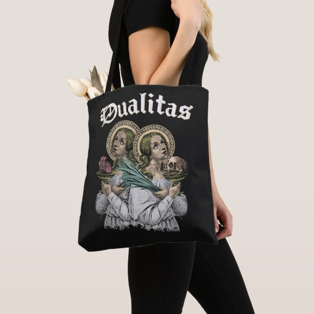 Tote Bag Dualitas - Design gothique (De près)