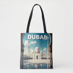 Tote Bag Dubaï Grande Mosquée des EAU Voyage