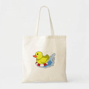 Tote Bag Duck with Swim ring à Water.PNG