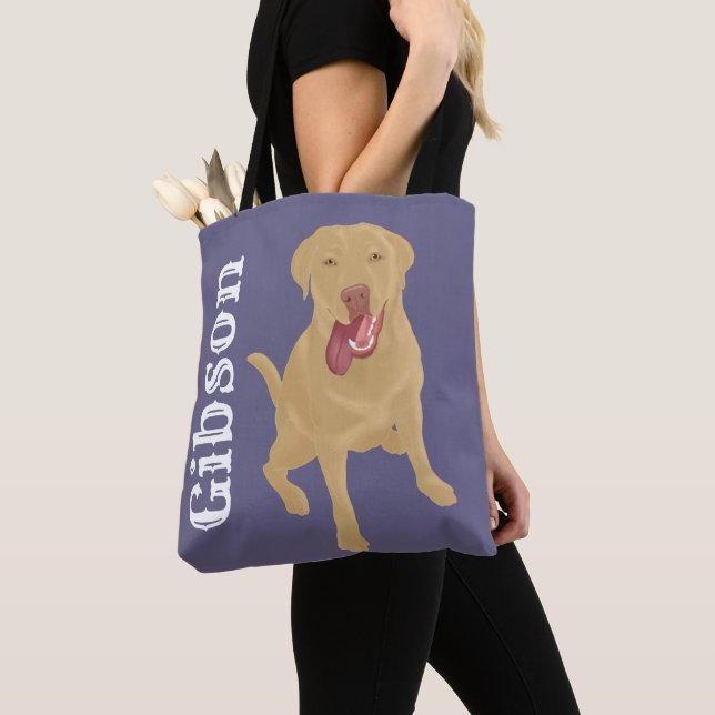 Tote Bag Dudley Labrador Retriever (De près)