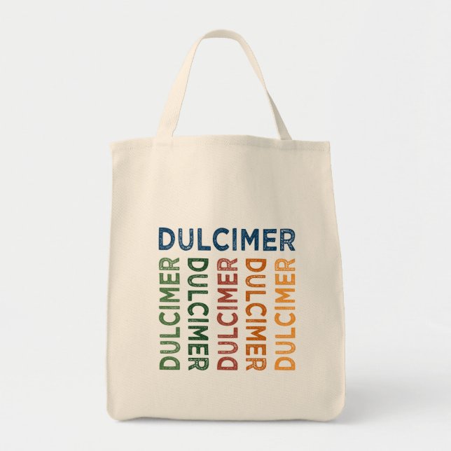 Tote Bag Dulcimer mignon couleur (Devant)