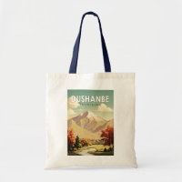 Dushanbe Tadjikistan Travel Art Vintage