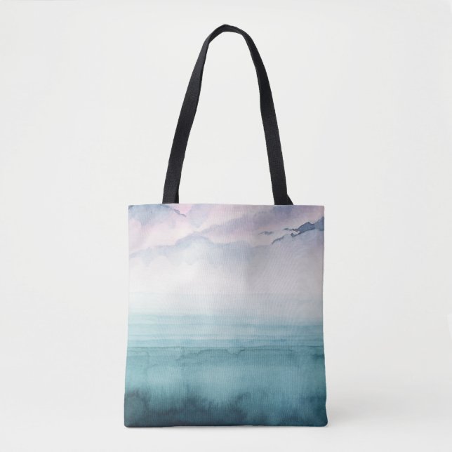 Tote Bag Dusk on the Bay - Aquarelle (Devant)