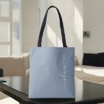 Tote Bag Dusty Blue minimaliste moderne Monogramme élégant<br><div class="desc">Découvrez notre Dusty Blue Minimalist Modern Monogram Elegant Collection : Elevez votre style avec une sophistication sobre et un charme intemporel. Notre collection présente des motifs minimalistes dans une teinte bleu roux apaisante, rehaussée d'élégants monogrammes adaptés à votre goût personnel. De la papeterie raffinée aux accessoires polyvalents, chaque pièce de...</div>