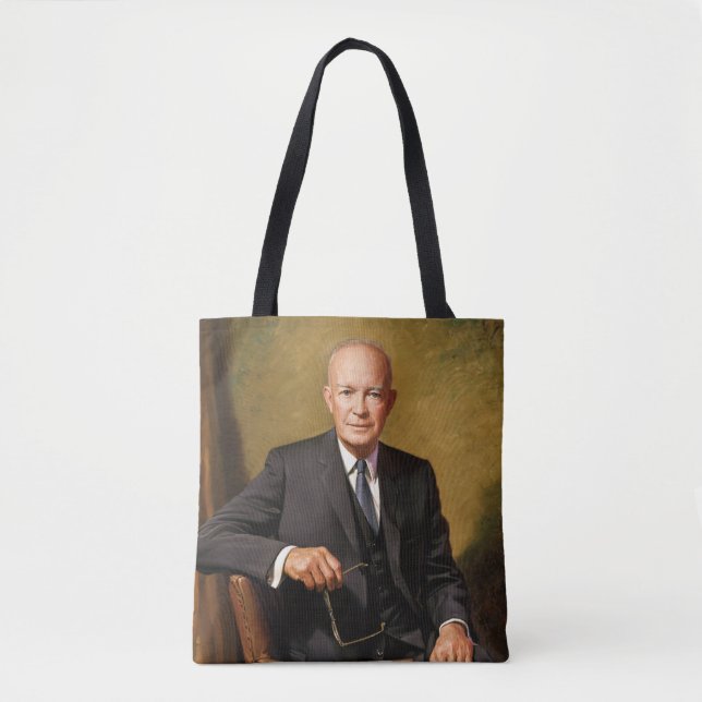 Tote Bag Dwight Eisenhower Président Portrait de la Maison  (Devant)