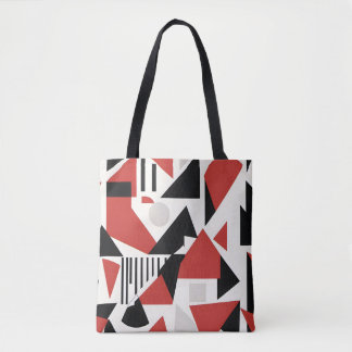 Tote Bag Dynamic Geometric Abstraction