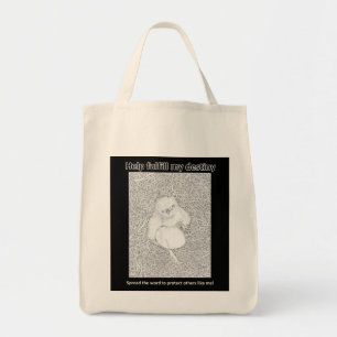TOTE BAG E14 DIFFUSER LE MOT PROTÉGER LA VIE SAUVAGE DESTIN