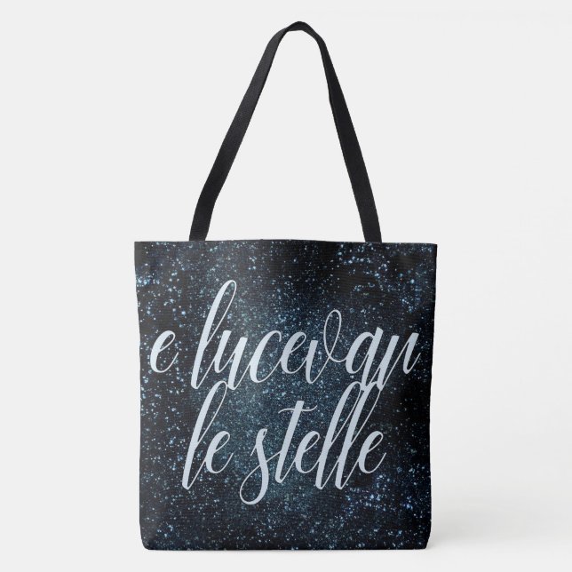 Tote Bag E lucevan le stelle les étoiles brillaient Tosca (Devant)