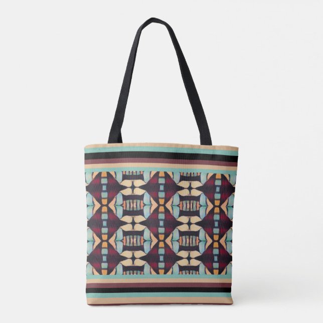 Tote Bag Earthy Tribal Tapestry (Dos)