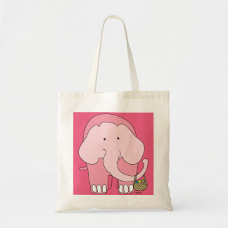 Tote Bag Easter Elephant Egg Basket Tote