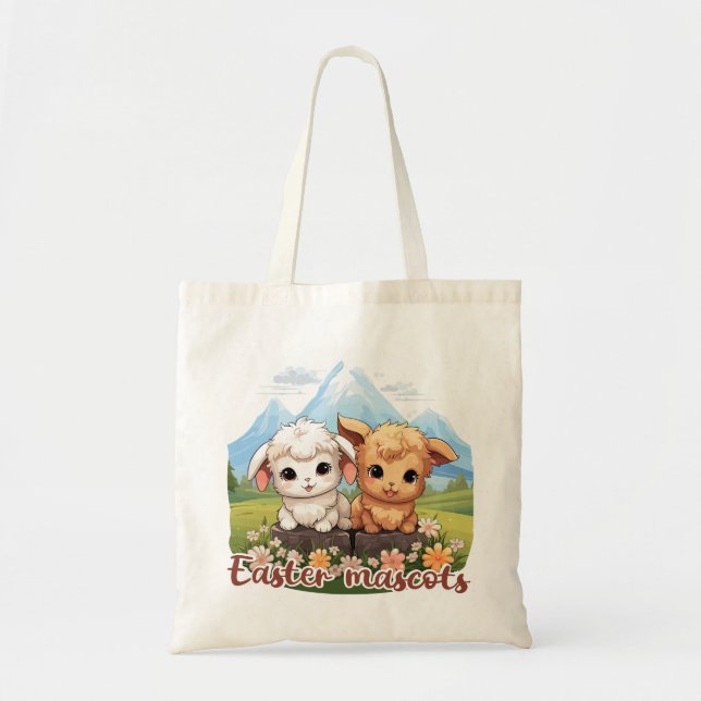 Tote Bag Easter mascots (Devant)