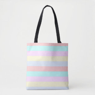 Tote Bag Easter Stylish Joli Design rose rayé