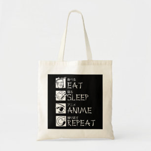 Tote Bag Eat Sleep Anime Repeat Venin Idea Cosplayer