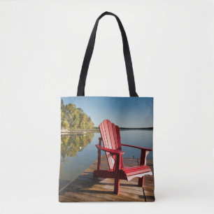 Tote Bag Eau Adirondack Chaise au lac