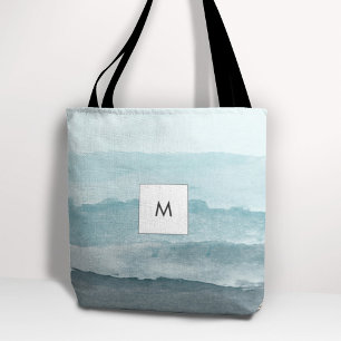 Tote Bag Eau bleu mer Abstraite