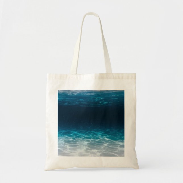Tote Bag Eau de mer sous la mer (Devant)