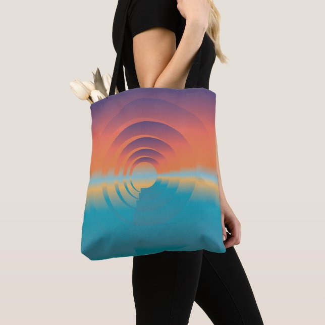Tote Bag eau et horizon (De près)