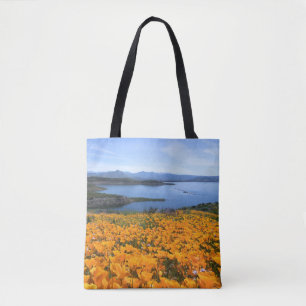 Tote Bag Eau Lac California Avec Des Pépites D'Or