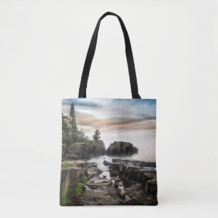 Tote Bag Eau Lac Supérieur Grand Marais, Minnesota