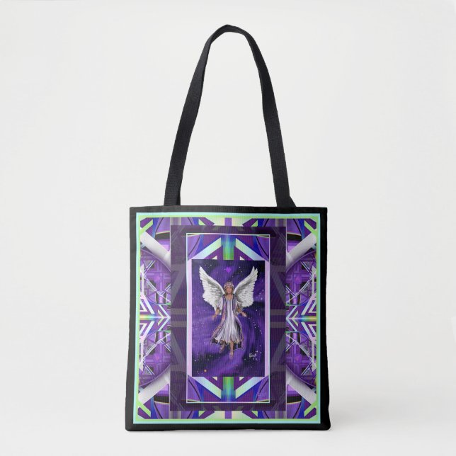 Tote Bag Écharpe à âme violette (Devant)