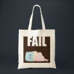 Tote Bag Échec<br><div class="desc">Même les cupcakes peuvent avoir de mauvais jours... </div>
