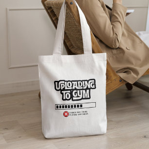 Tote Bag Échec du téléchargement vers la salle de sport Hum