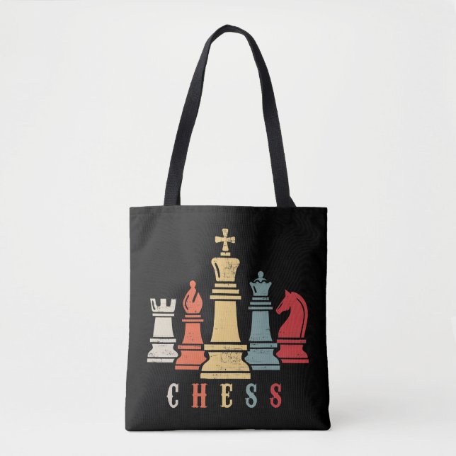 Tote Bag Échecs| Jeu d'échecs - Cadeau de mat de contrôle (Devant)