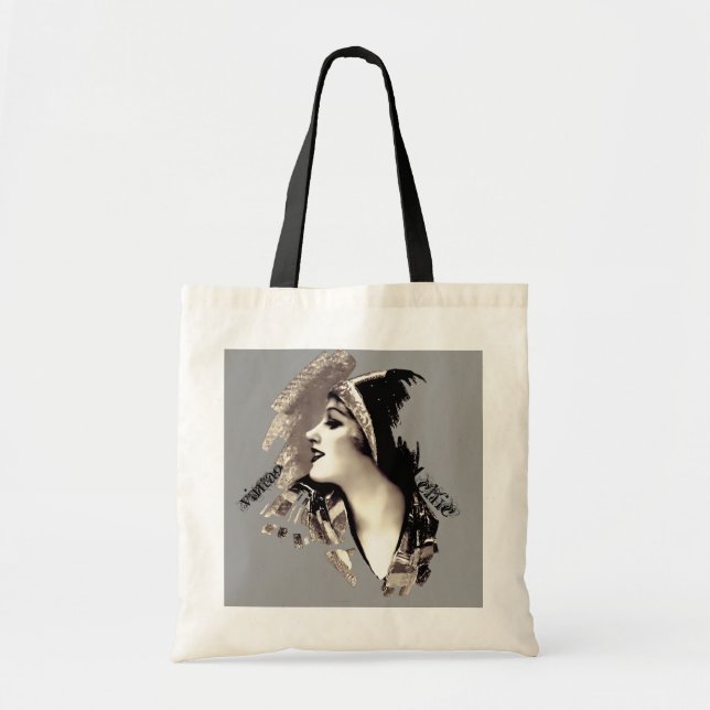 Tote Bag Écho vintage (Devant)