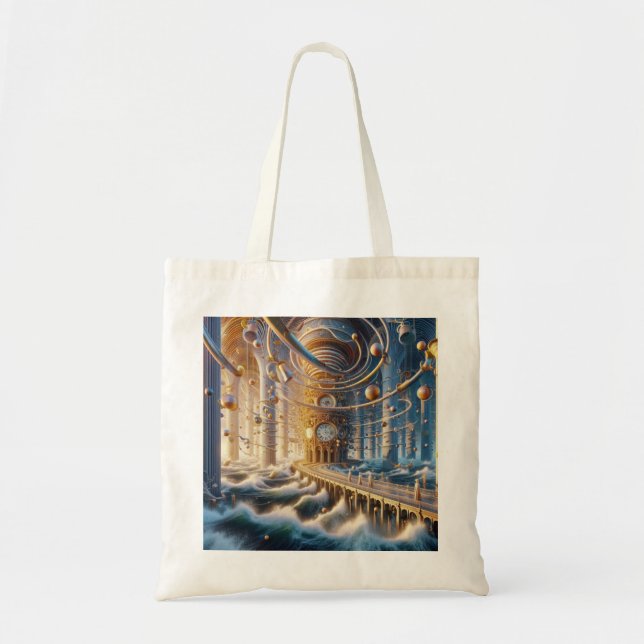 Tote Bag Echos de '73 : Le Labyrinthe de Chronos Ocean (Devant)