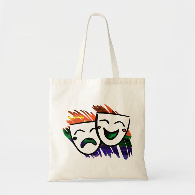 Tote Bag Éclaboussure de couleur de drame (Devant)
