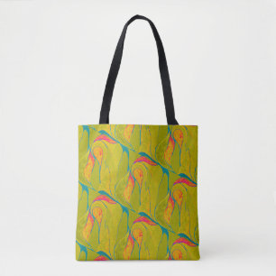 Tote Bag Éclaboussure tropicale Fourre-tout