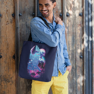 Tote Bag Éclairage de la ville rétrovague de dendroctones b