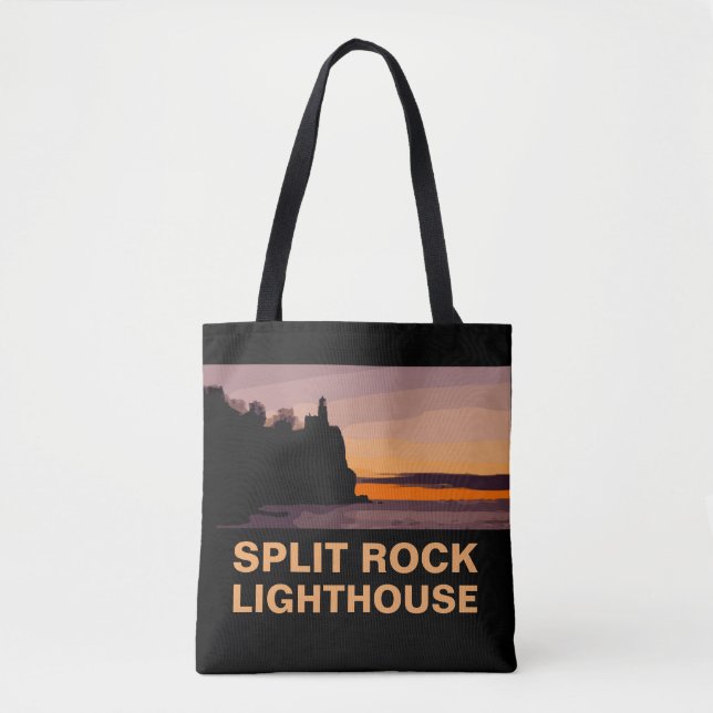 TOTE BAG ÉCLAIRAGE DE ROCHES SPLIT (Devant)