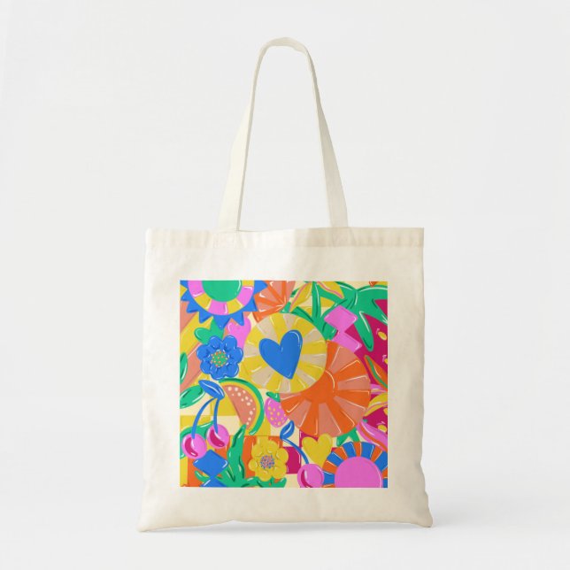 TOTE BAG ÉCLAT DE COULEUR (Devant)