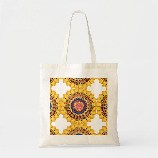 Tote Bag Éclat de soleil doré (Devant)