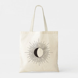 Tote Bag Éclipse de la lune Abstraite