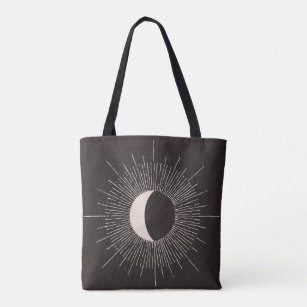 Tote Bag Éclipse de la Lune Abstraite