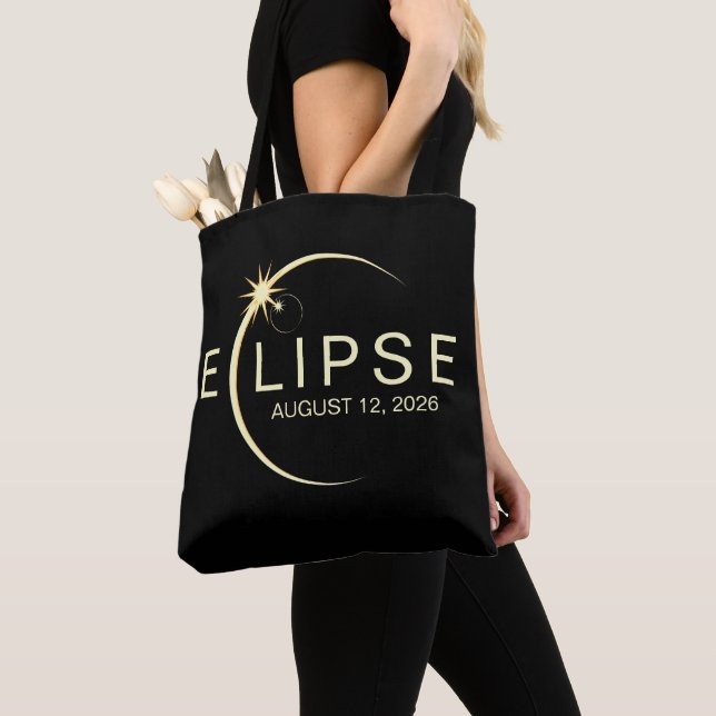 Tote Bag Éclipse solaire Astronomie Evénement 2026 (De près)