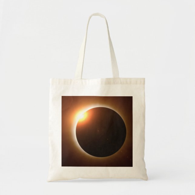 Tote Bag Éclipse solaire totale (Devant)