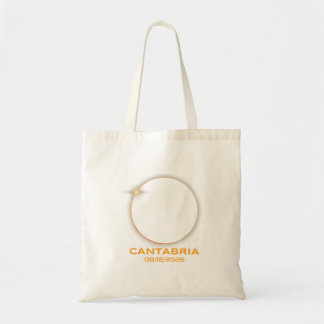 Tote Bag Éclipse solaire totale 2026 Cantabrie Espagne Tota