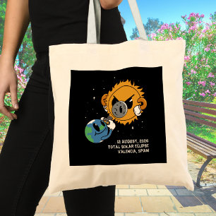 Tote Bag Éclipse Solaire Totale 2026 Espagne Photobomb