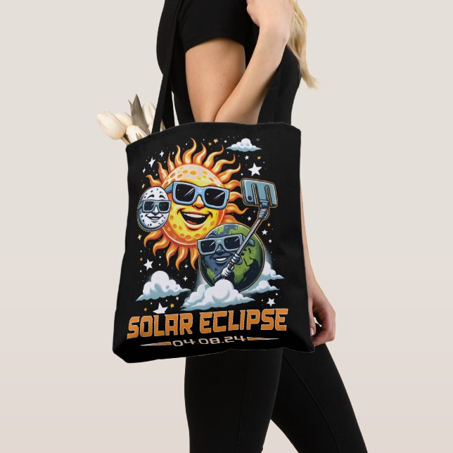 Tote Bag Éclipse solaire totale Avril 2024 (De près)